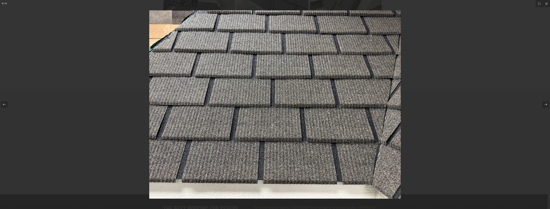 HURRICANE® Metal Shingle